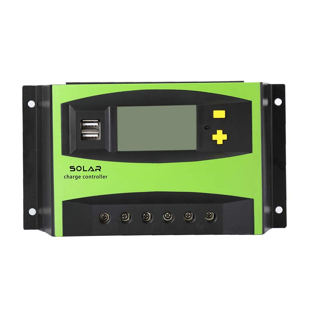 Kit completo de panel solar 12 V/24 V 400 W + inversor de onda pura desde 1000 W (pico 2000 W) + controlador de carga solar 40 A PWM + accesorios