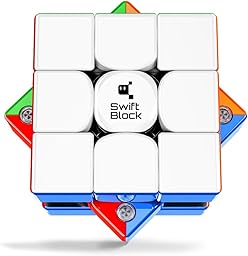 Swift 3x3 Super Maglev Speed Cube, Super Magnetic Levitation & Superior Handfeel, Puzzle Game Brain Teasers Toy for Kids Beginners Holiday Birthday Gifts, Swift Block 2026 Flagship UV Version