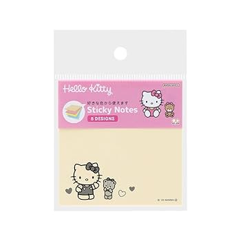 vivitix Hello kitty 2001年 梅矢絣柄キティ　便箋メモ帳 vivitix Hello kitty 2001年 梅矢絣柄キティ 便箋メモ帳