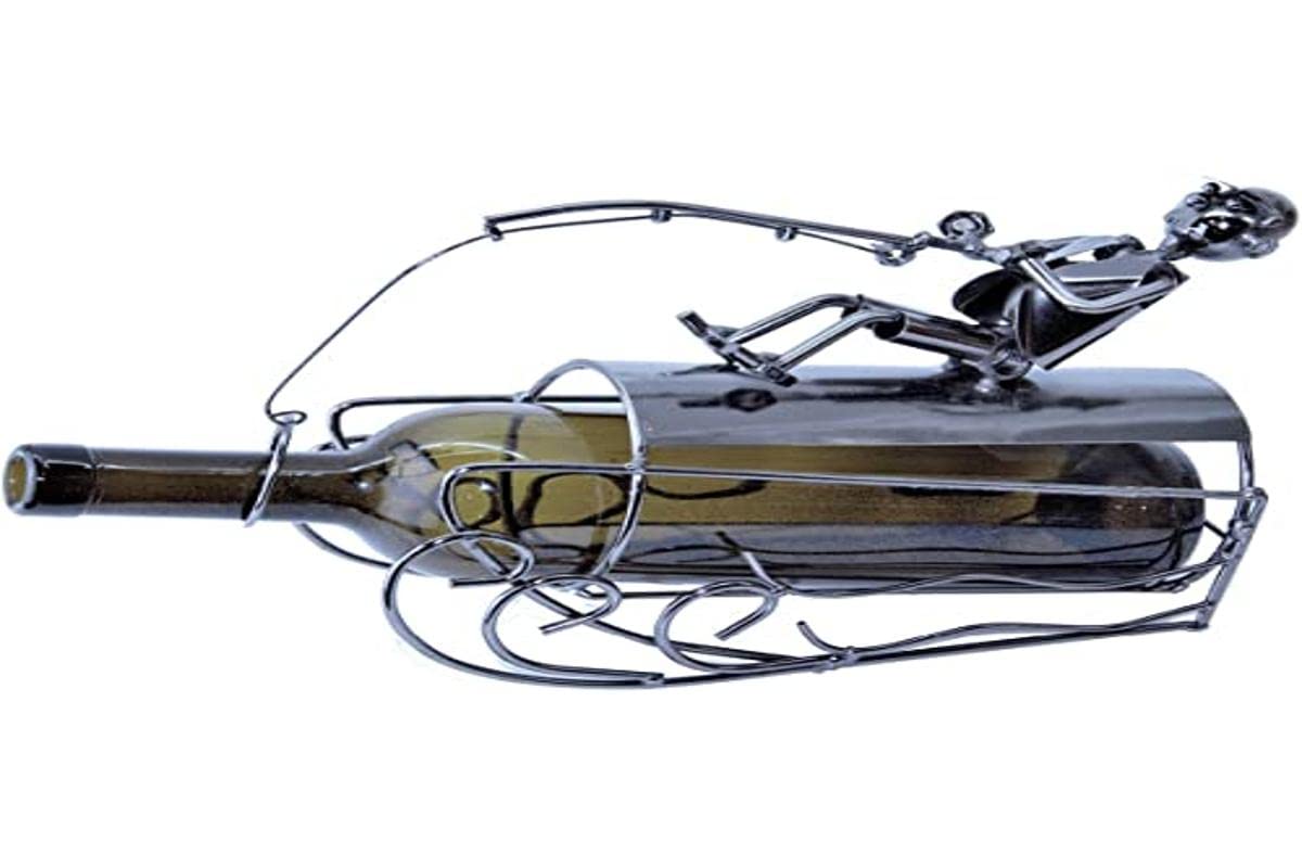 Portabottiglie In Metallo Multicolore - Design Francese Per Decorazione Casa