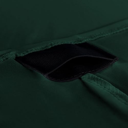 Miniatura 7 de Gowinex Mantel elástico ajustable de elastano para cóctel de 36 x 42 pulgadas, color verde cazador, para bodas, eventos y fiestas