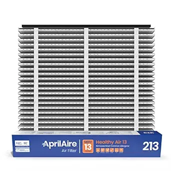 AprilAire 213 Replacement Filter for AprilAire Whole House Air Purifiers - MERV 13, Healthy Home Allergy, 20x25x4 Air Filter (Pack of 8)