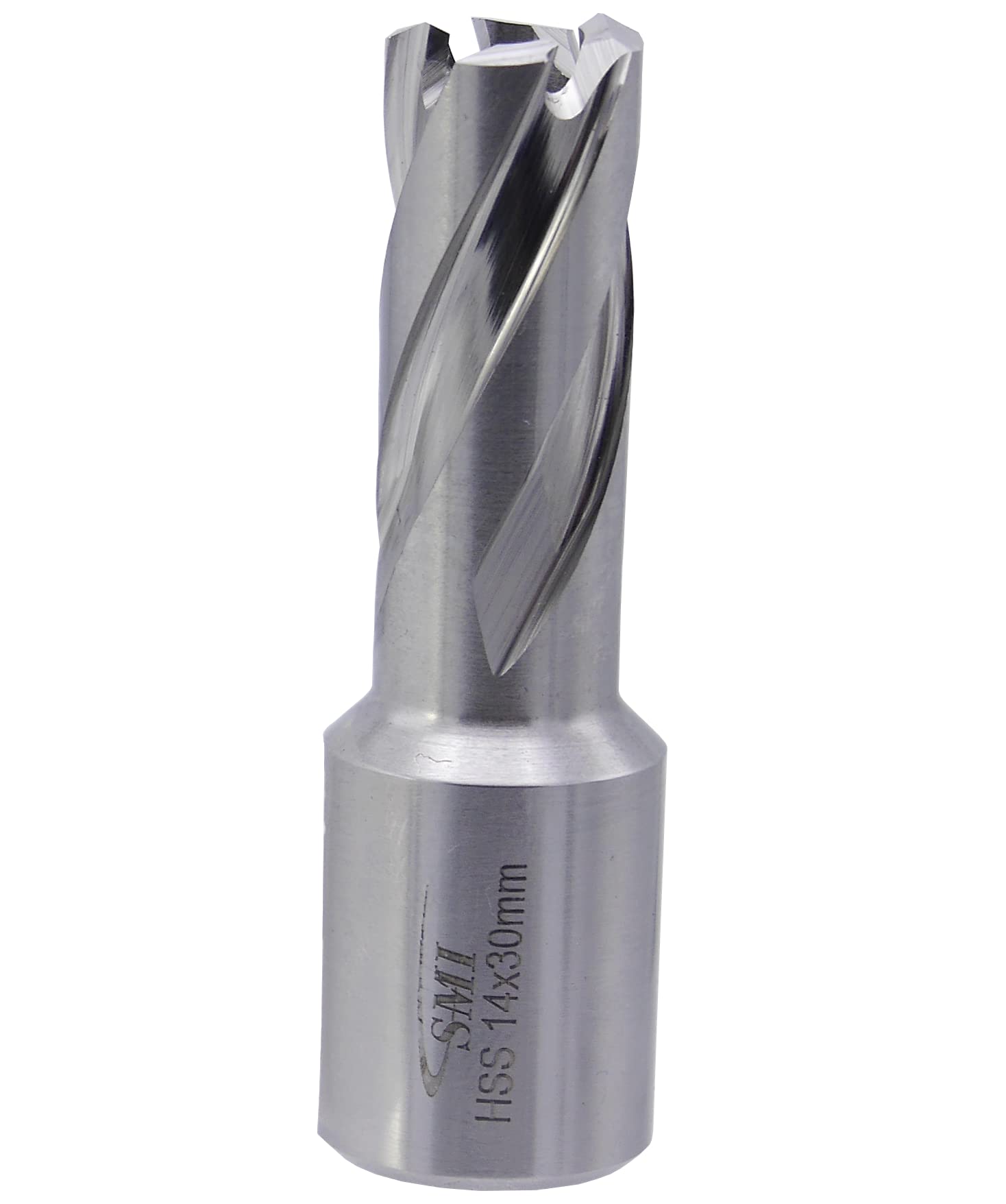 SMI HSS TiN Kernbohrer 14 Mm – Schnitttiefe 30 Mm, Mit FEIN Quick-IN Schaft, Für Schnellen Bohrerwechsel