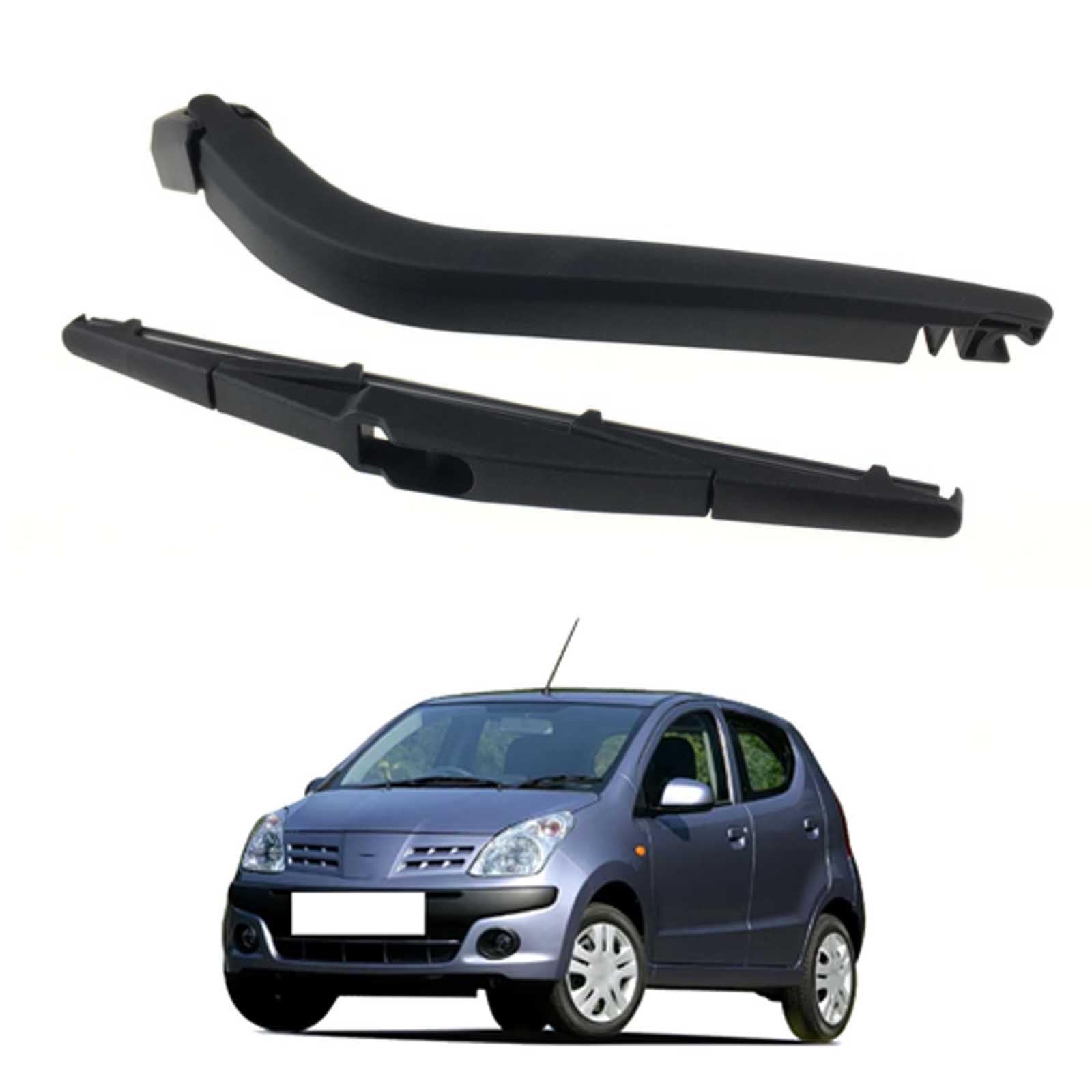 Escobilla Limpiaparabrisas Nissan Pixo con Brazo Trasero Antirruido y Limpieza Homogénea