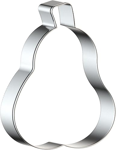 Miniatura 4 de Juego de cortadores de galletas de pera - 5", 4", 3", 2" - 4 piezas - Acero inoxidable