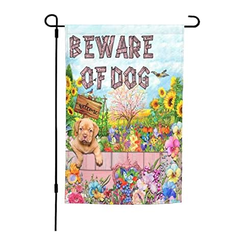 Life is Better with Dog Garden Flag 12x18 in Fade Proof Double Sided Outdoor/Inside English Bulldog Breeze Flag Garden House Home Decor Holiday Yard Sign Cover