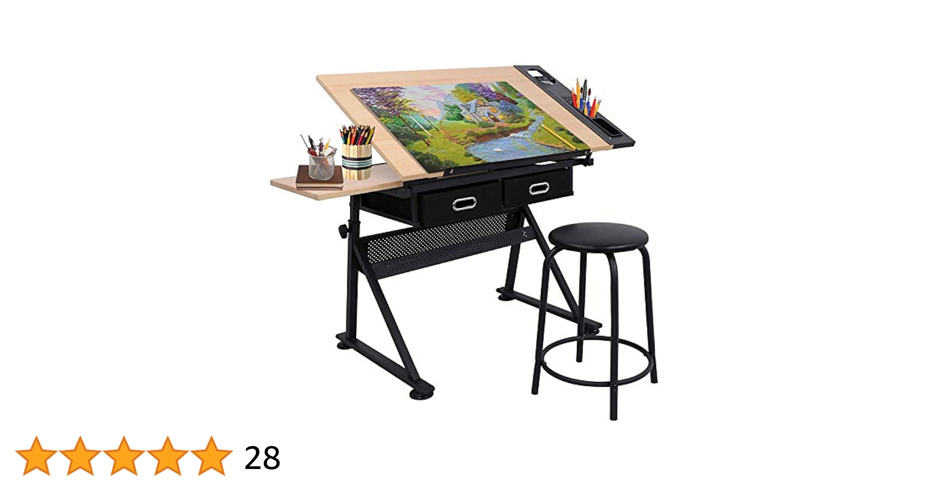 ▼製図、イラスト用デスク　未使用品 完売】ノルム 木製デスクⅡ W800xD600 ダーク Z-RFPLD-0860DB2