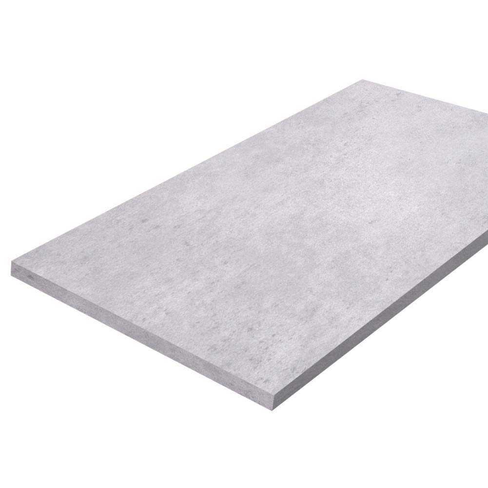 Plateau mélaminé béton de table repas pour aménager votre cuisine ouverte