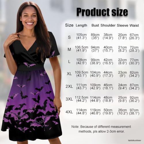Image of Women's Summer Dresses Short Sleeve Formal Dresses with Pockets | Lightweight polyester fabric delivers cool airflow during hot summer outdoor activities