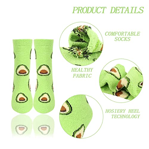 Benefeet Sox Cute Animal Fuzzy Socks for Women Girls Funny 3D Animal Cozy Socks Fluffy Slipper Socks Plush Comfy Soft Socks3