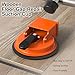 Floor Gap Fixer Tool, 2026 New Heavy Duty Floor Gap Fixer Tool, Enhanced Vacuum Suction Cup, Flooring Gap Repair Tool for Laminate, Vinyl, Wood & Tile Flooring (Orange)