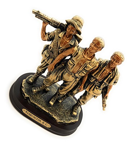 Washington DC Vietnam Veteran Memorial Statue Figurine