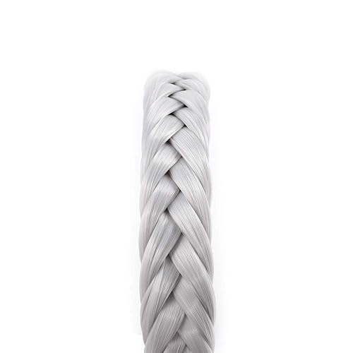 Miniatura 3 de Diadema trenzada de cola de pez ancha con dientes trenzados, accesorios de trenzas trenzadas, accesorios clásicos gruesos de cola de pez trenzada,