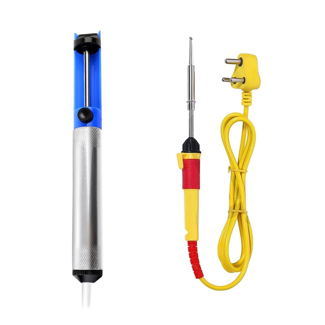 Imaashi Combo Pack of Professional Fast-Heating Soldering Iron with High-Suction Desoldering Pump Heavy Duty Electronics & PCB Repair Tools for DIY Projects-image-5