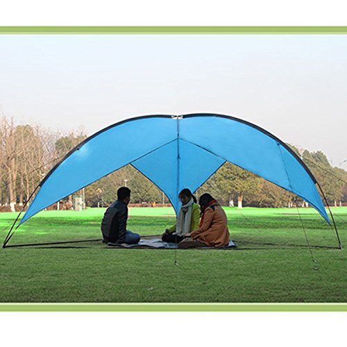 AGPTEK Outdoor Sunshade Basecamp Shelter Tripod Beach Shelter Canopy