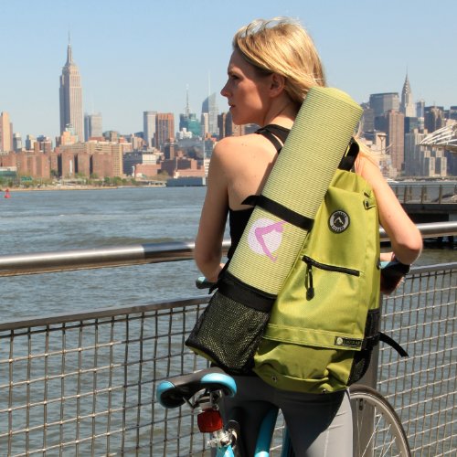 AURORAE Yoga Mat/Gym Cross-body Travel Sling Back Pack. Mat sold separately.