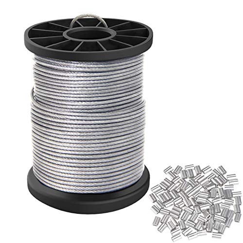 10 Best Artwork Hanging Wires Every Artist Should Keep Handy 4 Vinyl Coated Picture Hanging Wire with Crimping Sleeves