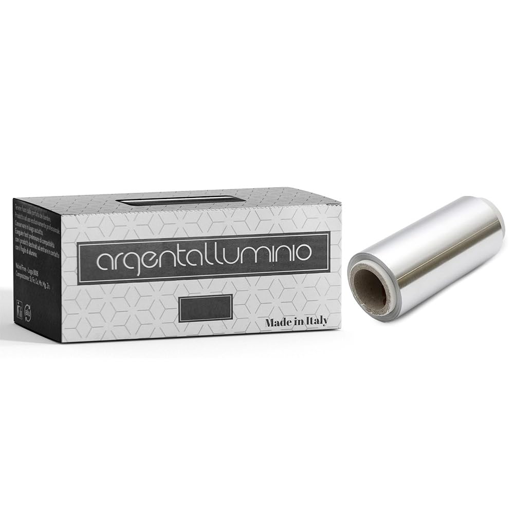 Rotolo alluminio parrucchieri ARGENTALLUMINIO 14 micron H12 cm 83016