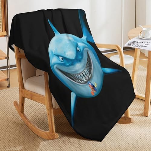 Couverture requin flannel idée cadeau originale pour lit enfant et bébé - 8