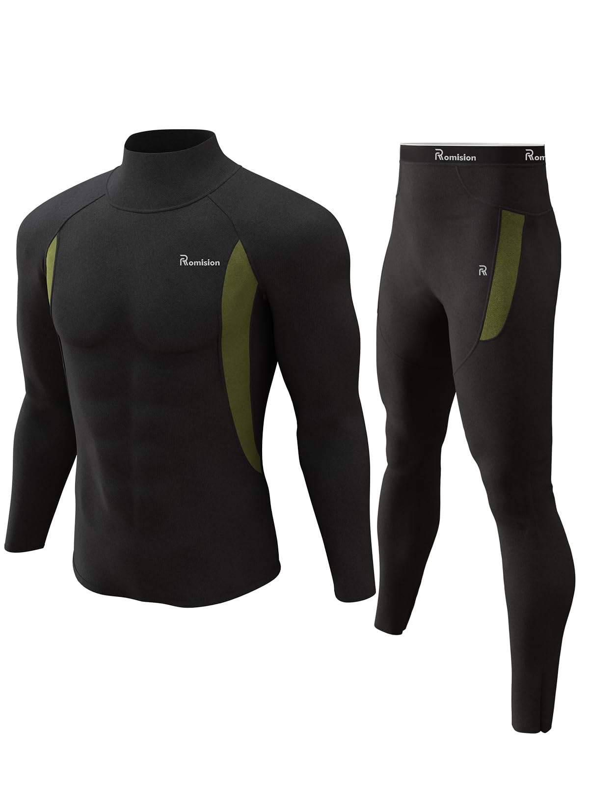 Thermal Underwear for Men Long Johns Fleece Lined Hunting Gear Bottom Top Set Base Layer for Cold Weather Gift