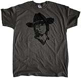 303T Men's Carl Grimes The Walking Dead TV Series T-Shirt XL Charcoal