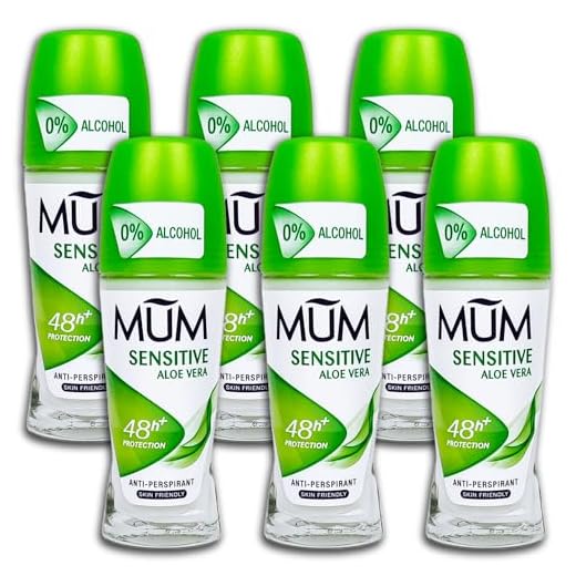 Desodorante MUM Roll-On Sensitive Aloe Vera Deodoroller 6 x 50 ml