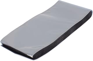 Aexit 100 Pcs Tool Sets 110mm x 220mm Silver Tone Flat Open Top Anti Static Bag ESD Tool Sets for Electronics