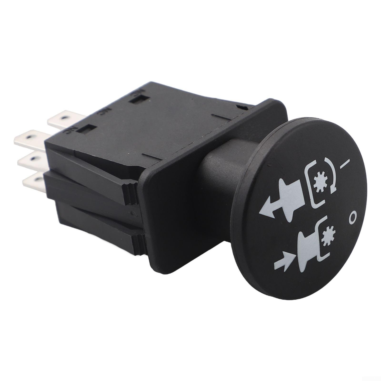 Hasaller PTO Switches Clutch PTO Switch Replacement Lawn Mower Switches Lawn Mower Power Take-Off Switch Replacement for 539101768 582107601 582107602 P-TO S-witch ZE-RO Turn Mowers(black)