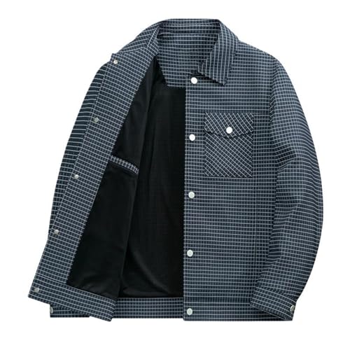 Chaqueta de trabajo versátil para caballero corte confort con solapa y bolsillos funcionales