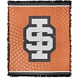Idaho, 50"x60" Logo Dots Woven Tapestry Cotton Blend Fringed Throw Blanket