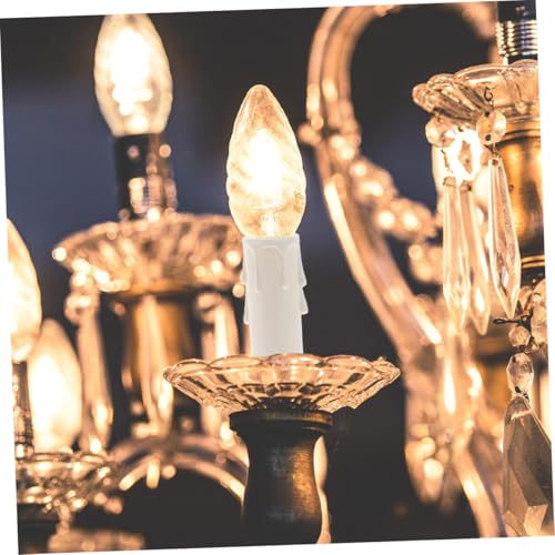 Fundas para Candelabros de Lágrima Repuestos de Velas Altas en Pp Blanco 8