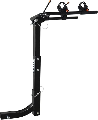 Miniatura 5 de HTTMT - Soporte de enganche para 2 portabicicletas con receptor de 2 pulgadas para coche, camión, SUV, transporte PNET-TOOL045-A-BLACK