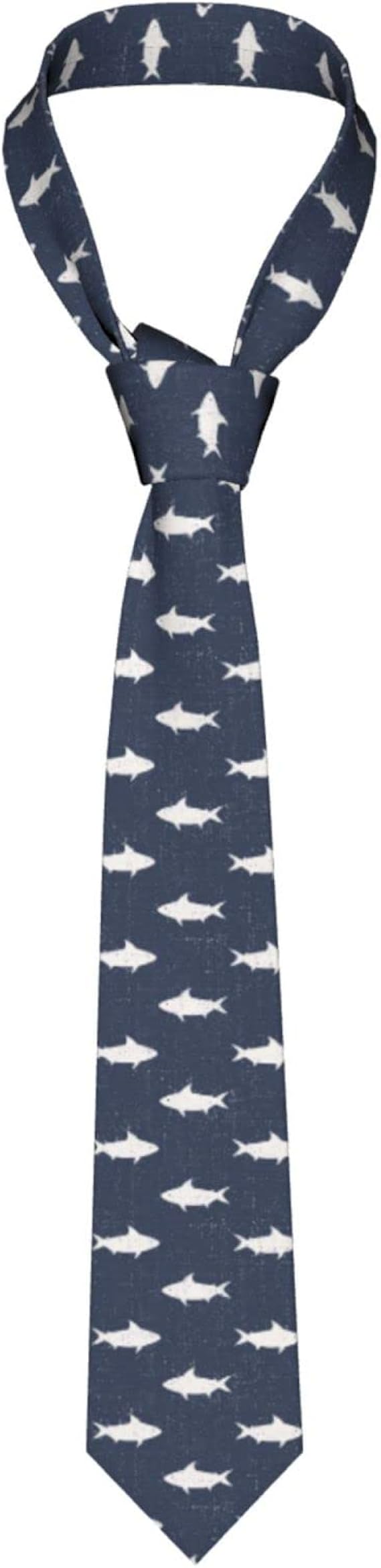 Amazon メンズ ネクタイ サメ 航海の背景かわいい海の生活イラスト 洗える 傾向 人気 ビジネスに 結婚式 就職活動 プレゼント 父の日 誕生日プレゼント ネクタイ 通販