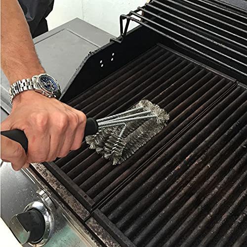 Ovenborstel 12-inch stalen draad barbecue reinigingsborstel praktische barbecue borstel voor het reinigen van de oven - Image 7