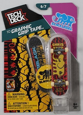 Buy 1 TECH DECK 96mm FINGERBOARD - BLACK LABEL BOARD (Graphic ...