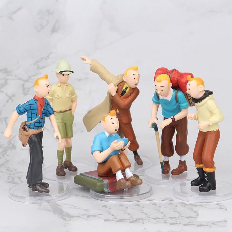 Magic TOYLAND The Adventures of Tin-Tin Action Figures, Set of 6, Grade 1 Quality, Detailed Colouring, Best in Market (B0D6NBP4CT) Amazon Price History, Amazon Price Tracker