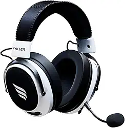 HEADSET GAMER FALLEN MORCEGO PRO WIRELESS 2.4GHZ BRANCO