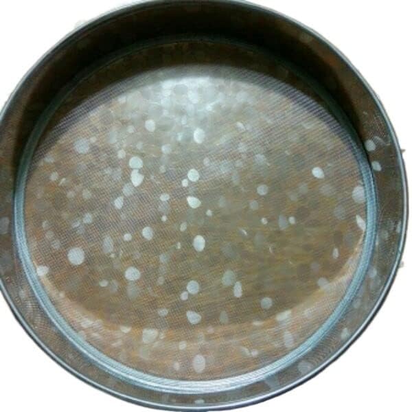 Tamiz de prueba de laboratorio estándar 7.9 in 20 30 40 50 60 70 80 90 100 150 200 Inspección de muestreo de malla Tamiz de farmacopea (color  base