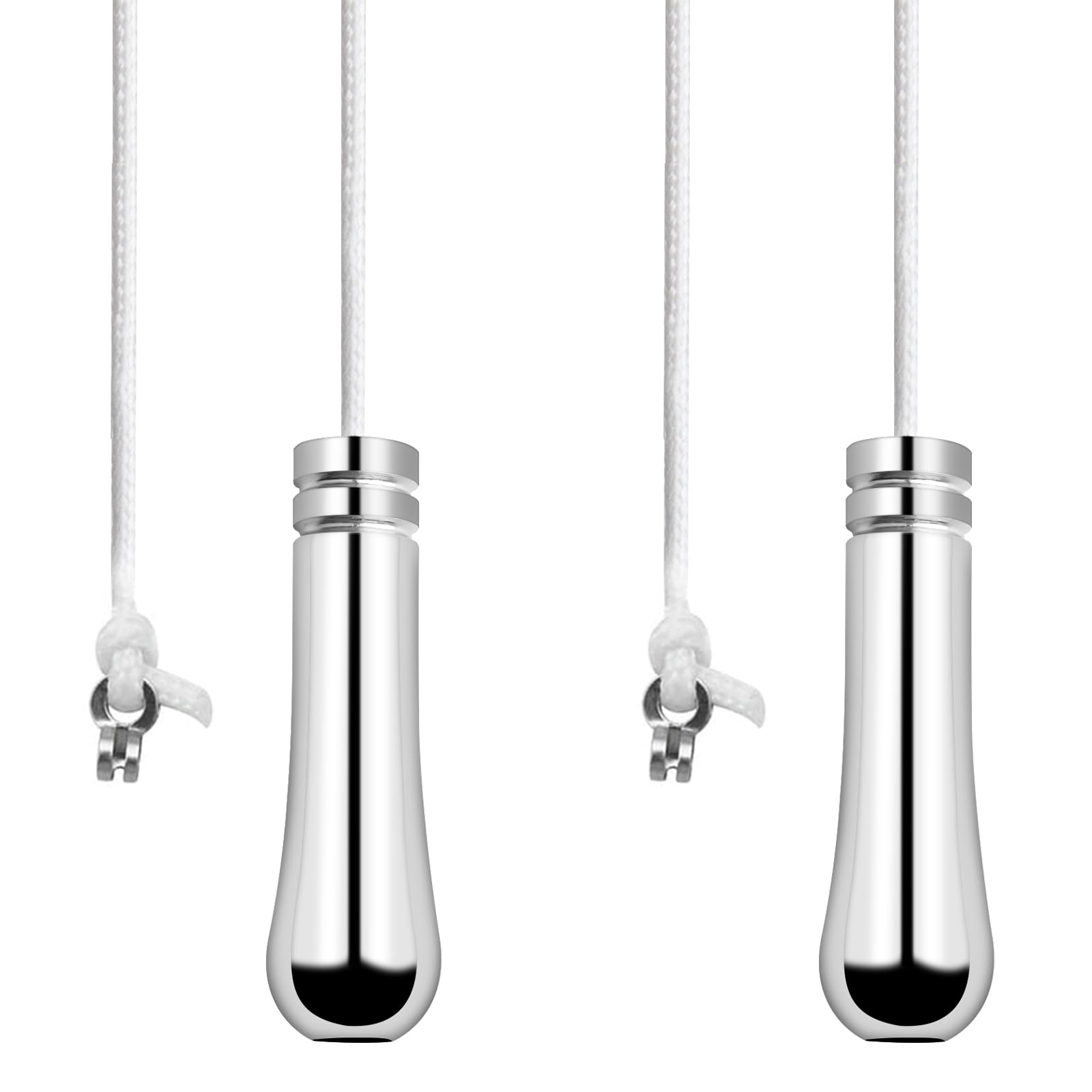 LbsAMP 2 Pieces Bathroom Light Pull Cord Handle with Cord Connector 150cm Light Pull Chain Extension Weighted Cord Pull Ends for Bathroom Toilet Light Ceiling Light Fan Switch