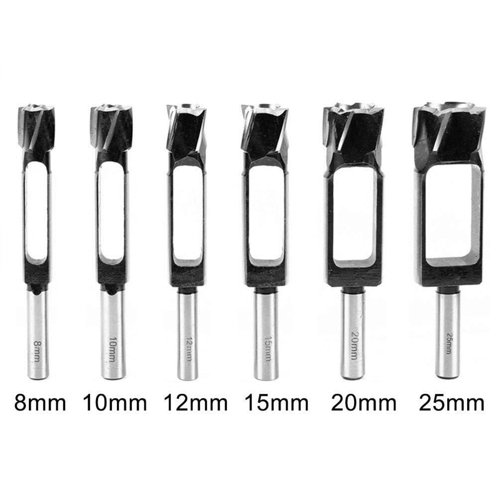 Broca de espiga profunda para trabajos de carpintería - Diámetro: 8 mm, 10 mm, 12 mm, 14 mm, 15 mm, 16 mm, 18 mm, 19 mm, 20 mm, 25 mm, 30 mm, 35 mm, 40 mm