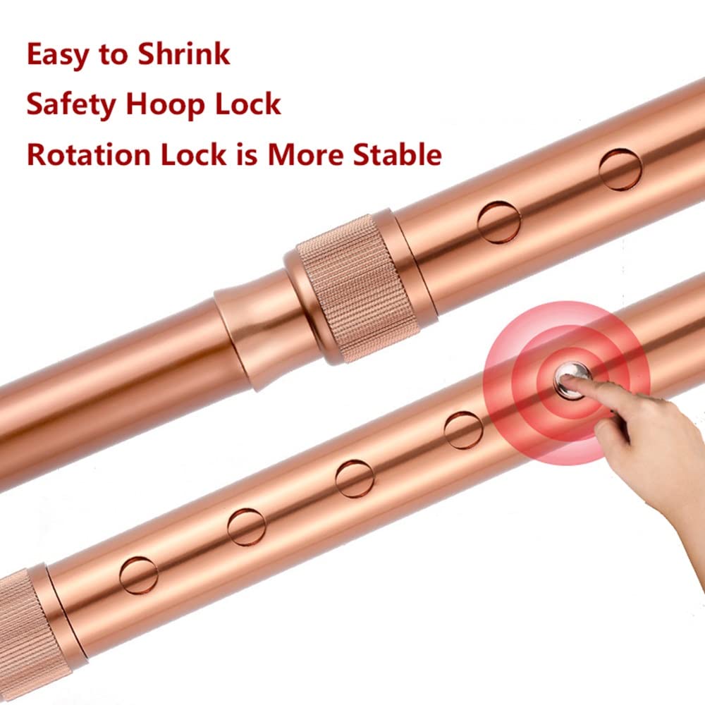 Stampelle multifunzione/bastone da passeggio, 5 fermate regolabili in altezza, stampelle ergonomiche per l'avambraccio, stampella pieghevole, leggere antiscivolo, regali per genitori e madri