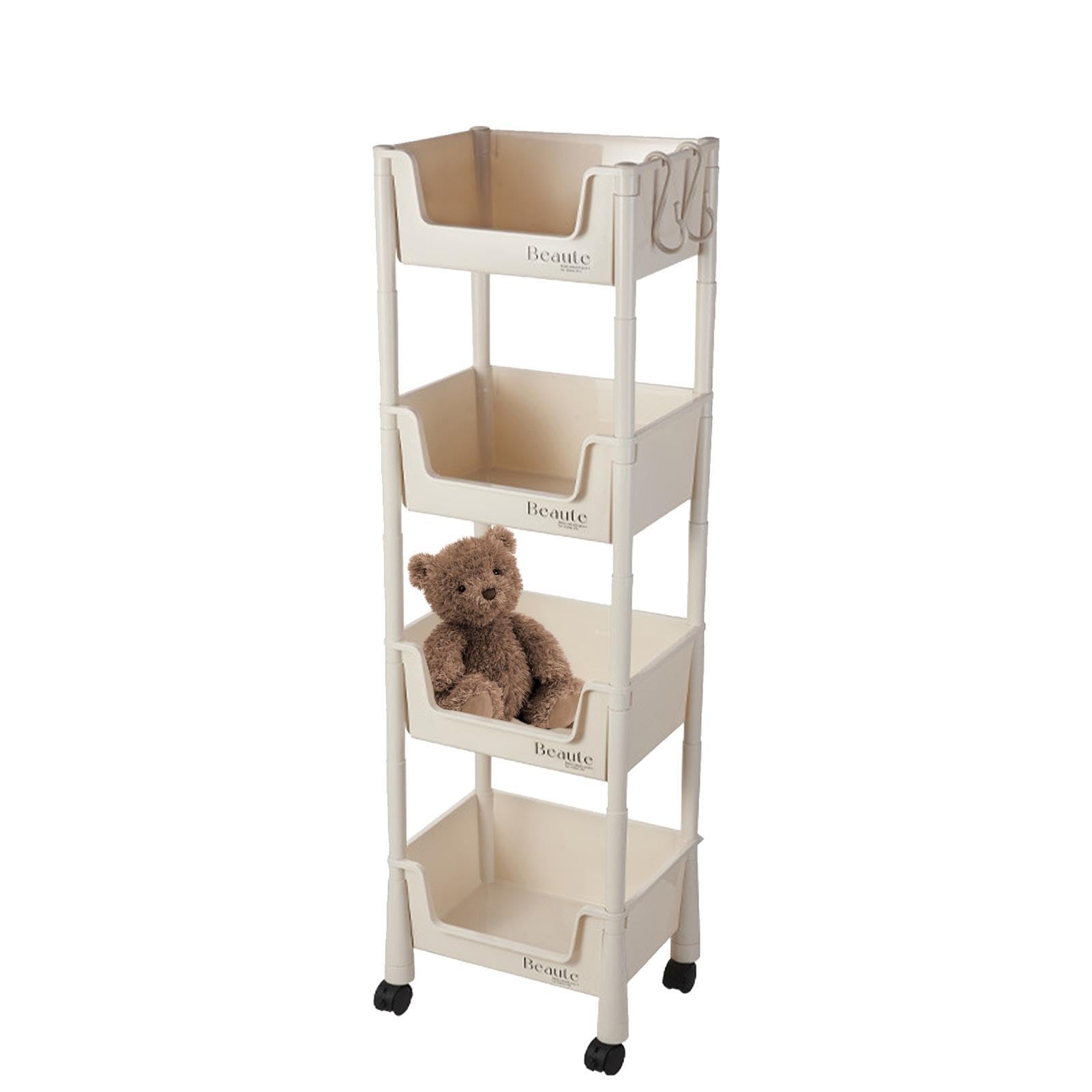 Carrello portaoggetti a 2/3/4 ripiani, organizer multifunzione