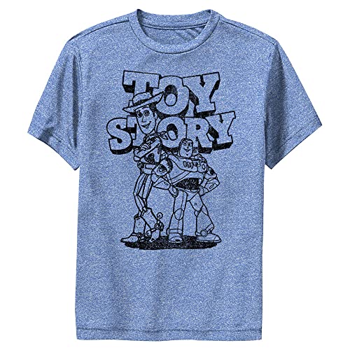 Disney Little, Big Pixar Toy Story Power Duo Boys Short Sleeve Tee Shirt