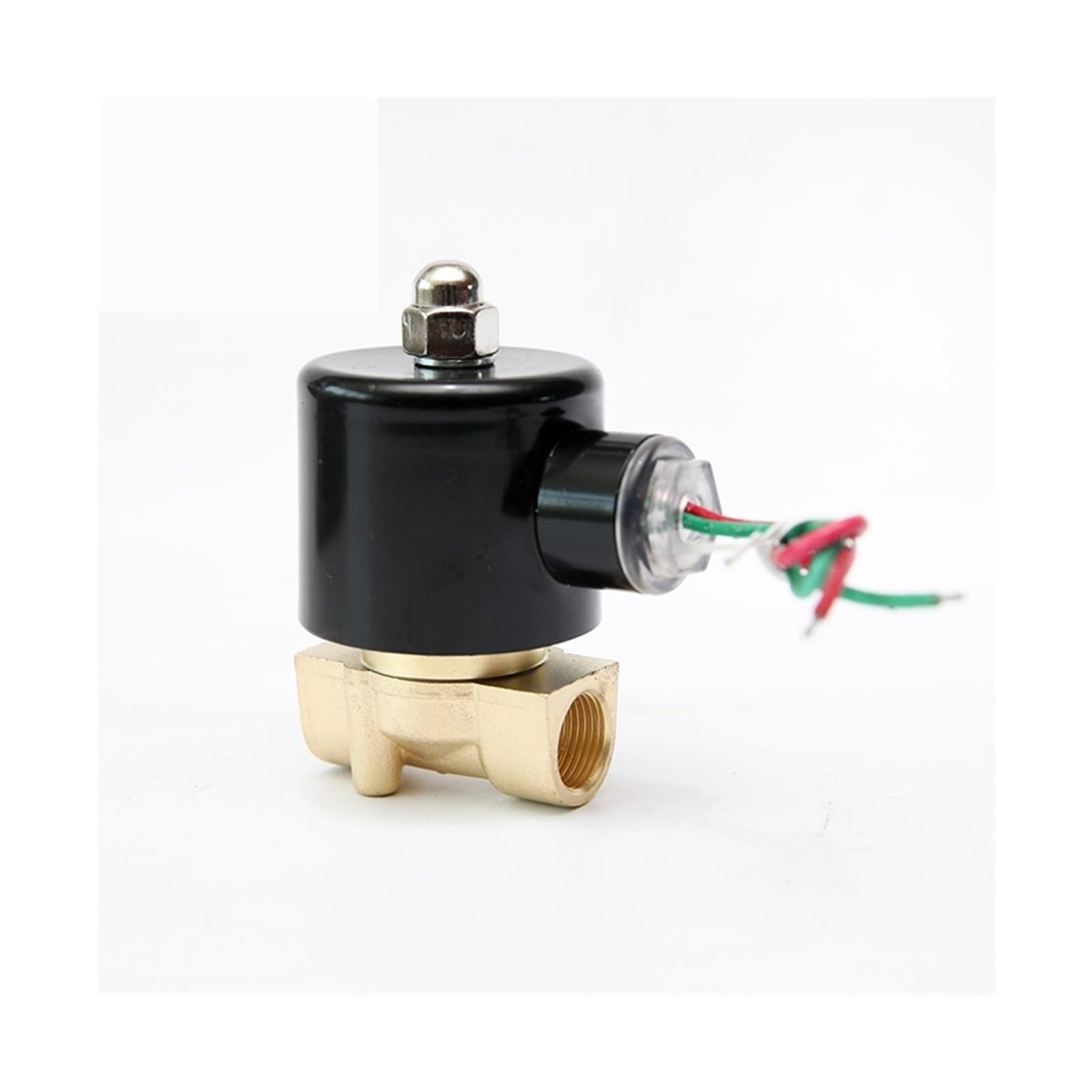 NVSFZGIYG 1/4" 1/2" 1" 2" Normally Closed Brass High Temperature 120 Degree 220VAC 110VAC 24VDC 12VDC 24VAC(Npt-380vac)