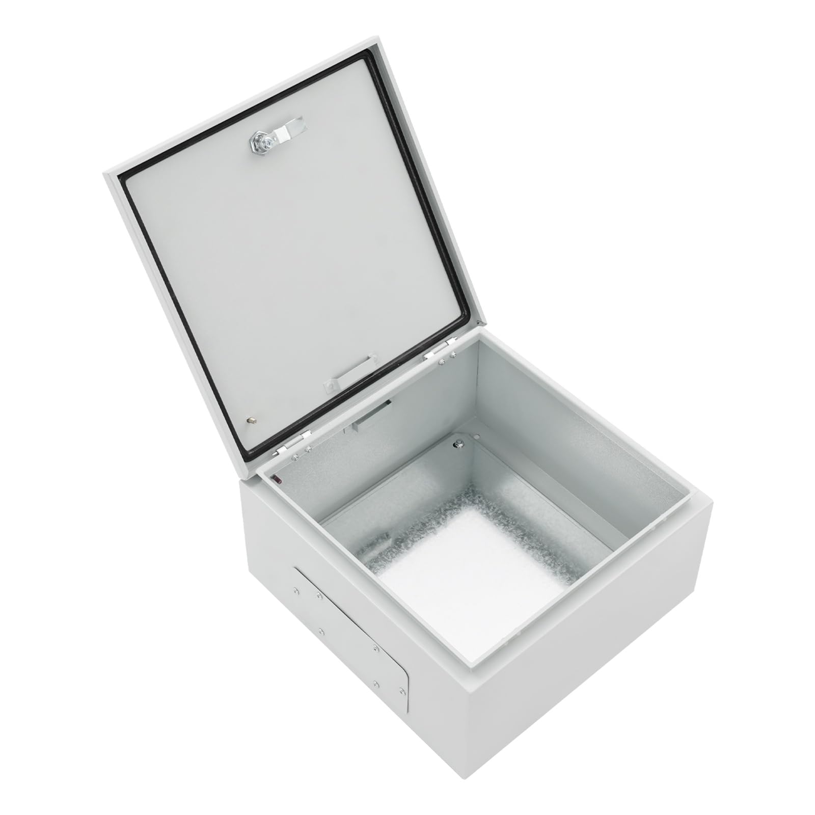 Caja de distribución eléctrica IP65, 40 x 40 x 20 cm, con protección IK08, caja de conexiones resistente a la intemperie con cerradura y llave, para distribución de electricidad, fusibles