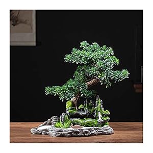 Artificial Trees Artificial Bonsai Tree Fake Plant Decoration Potted Artificial House Plants with Vivid Artificial…