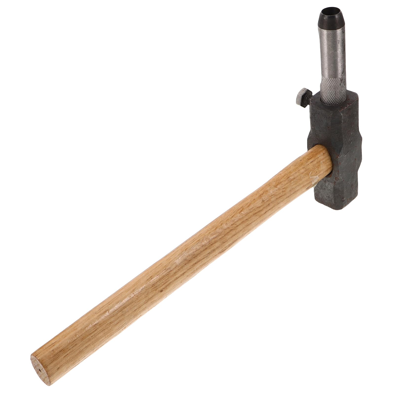 Veemoon Martillo Perforador para Siembra de Micelio en Troncos Herramienta Manual de Inoculación de Madera Resistente con Control de Profundidad para Cultivo de Setas Shiitake y Oreja
