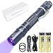 Produktbild LIGHTFE UV301D plus UV Lampe 365NM Tragbar ultraviolett Taschenlampe LED Handlampe Leuchte Ultraviolett Licht UV-Strahlen Wasserdicht IPX-8 Haustiere Urin-Detektor (inkl. Batterien)