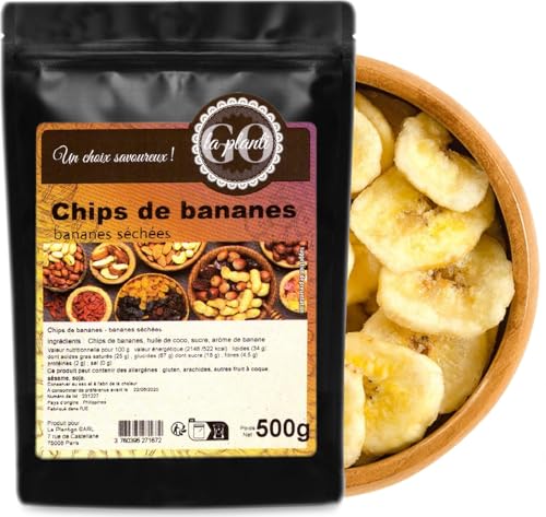 LA PLANTIGO Chips de bananes 500g