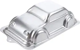 Molde de alumínio 3D em forma de carro em forma de carro de 24 cm forma de bolo forma de bolo forma de bolo de aniversário - carro